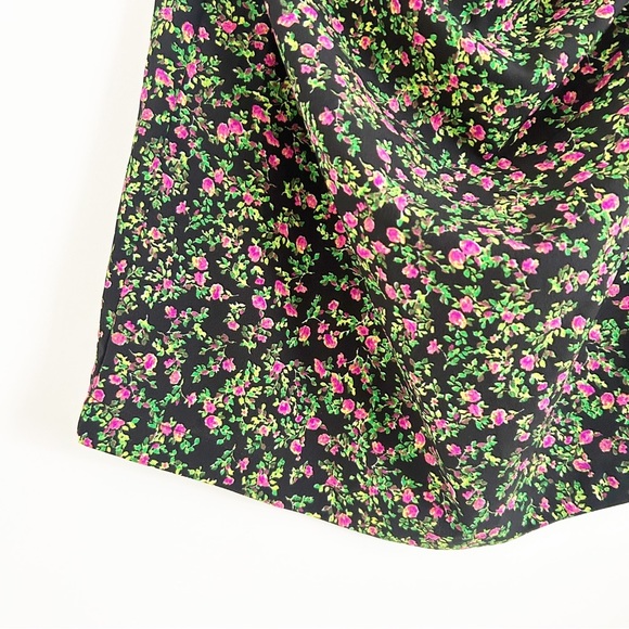 NEW Vero Moda Olga Floral Ruched Midi Skirt Size XS - Picture 4 of 8